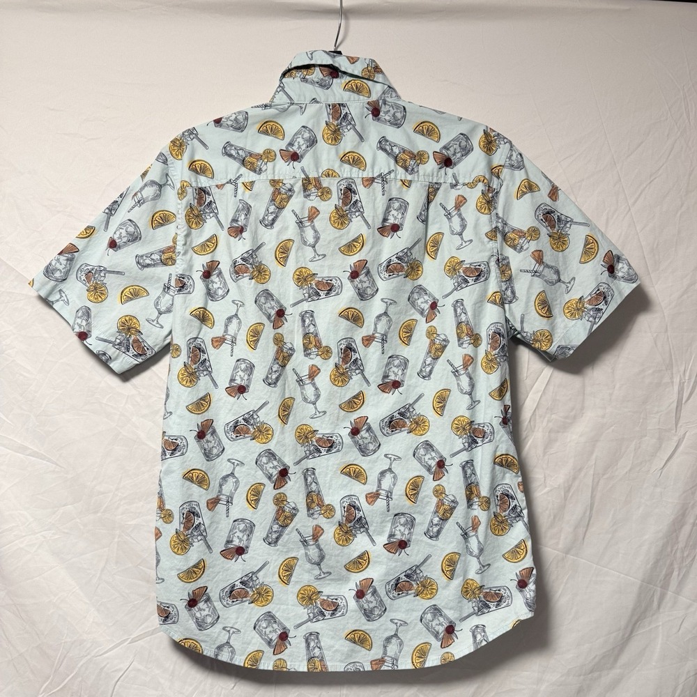 Goodfellow & Co Northrop Shirt Margarita Short‎ Sleeve Button Down Cotton Sz Med - Picture 4 of 6